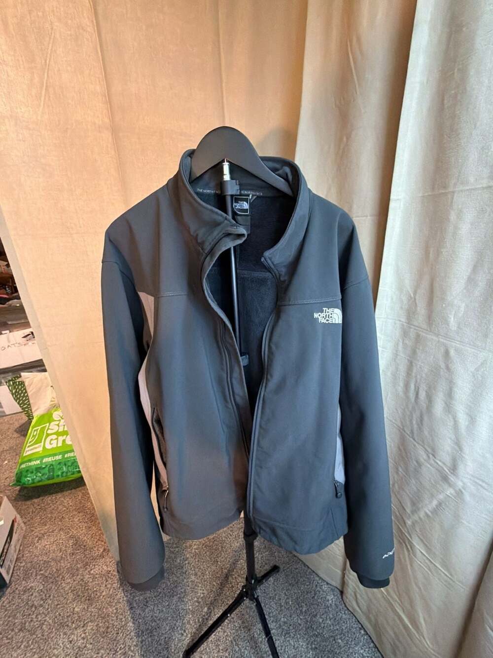 The North Face Apex Bionic Softshell Full Zip Fleece Lined Jacket